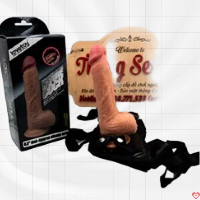 Lovetoy 20cm dây đeo cho les Tăng khoái cảm đêm yêu 