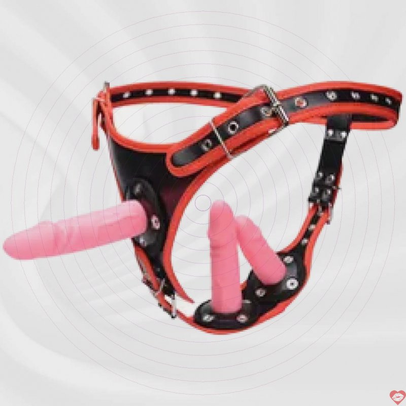 Dương Vật Giả Dây Đeo 3 Đầu Cao Cấp Hàng Hiếm Kích Thích 