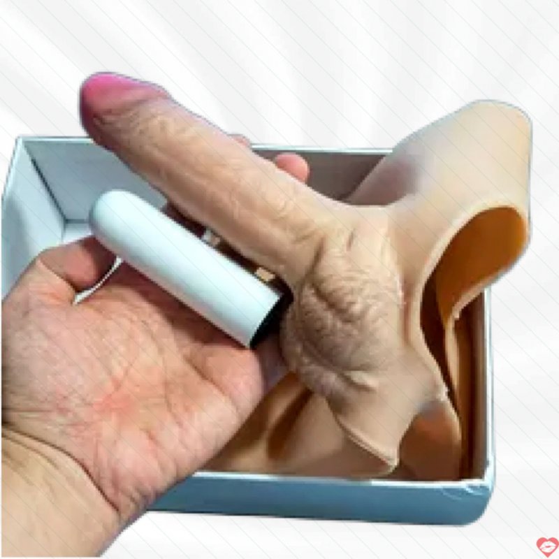 Dương vật giả silicon rung liền quần tăng khoái cảm cực đỉnh 