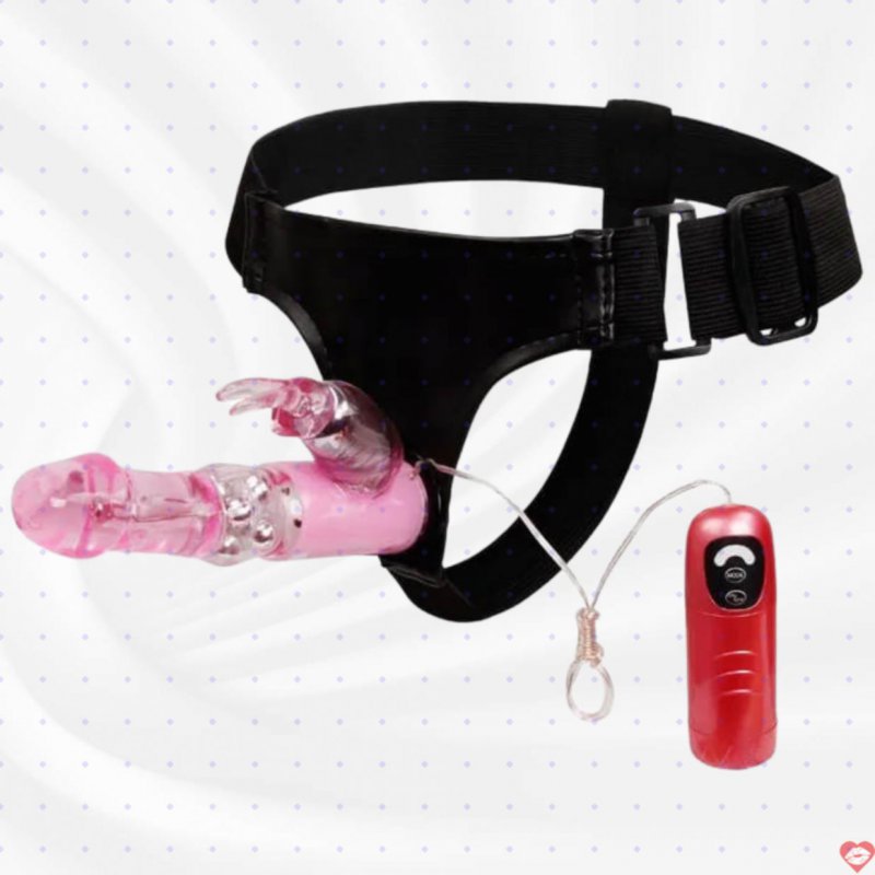 Dương Vật Giả Ultra Harness Có Dây Đeo Đa Năng Rung Ngoáy Cao Cấp Baile