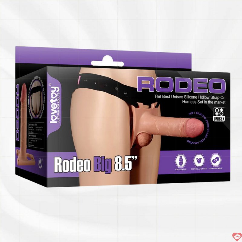 Dương Vật Giả Dây Đeo Rỗng Ruột Lovetoy Rodeo Big 8.5 Inch