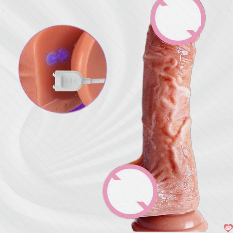 Dương vật giả OMYSKY rung ngoáy điều khiển từ xa có sưởi ấm – DV 06