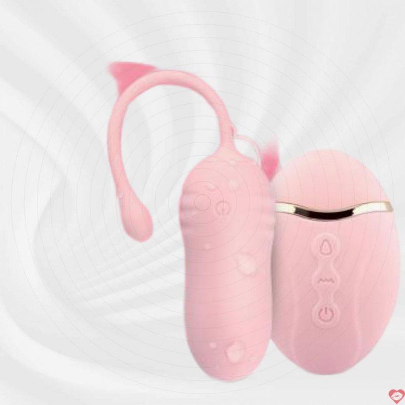 Trứng Rung Cao Cấp JIUUY: Rung - Lưỡi Liếm - Điều Khiển Từ Xa
