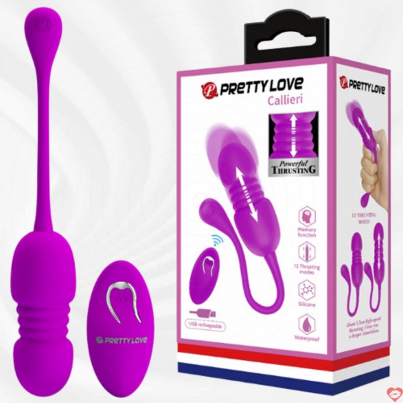 Trứng rung thụt điều khiển từ xa Prettylove Callieri EG30H