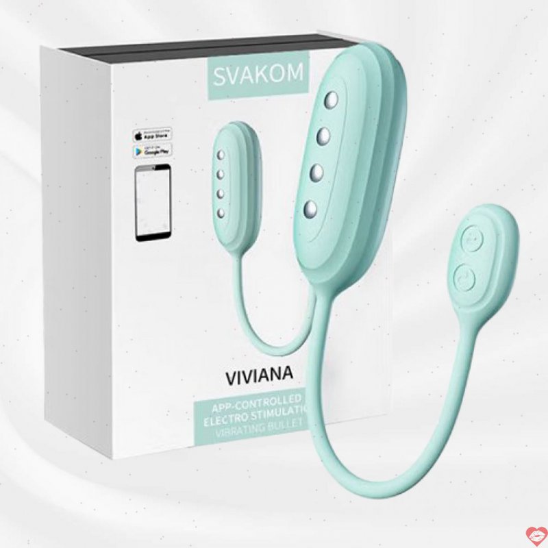 Trứng rung tình yêu xung điện Svakom Viviana điều khiển qua app DC89VA