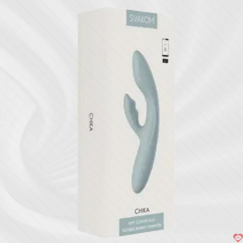 Dương Vật Giả Svakom Chika Rung 5 Tần Số Có Nhiệt Độ Điều Khiển Bằng App