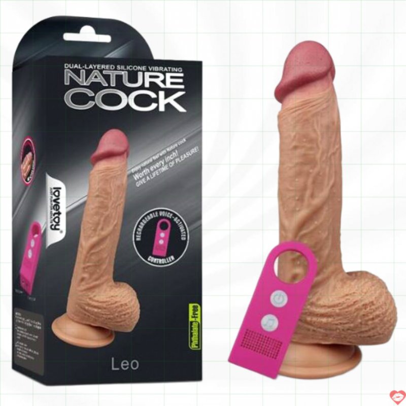 Dương Vật Giả Đế Hít - Rung Cảm Biến Lovetoy LEO