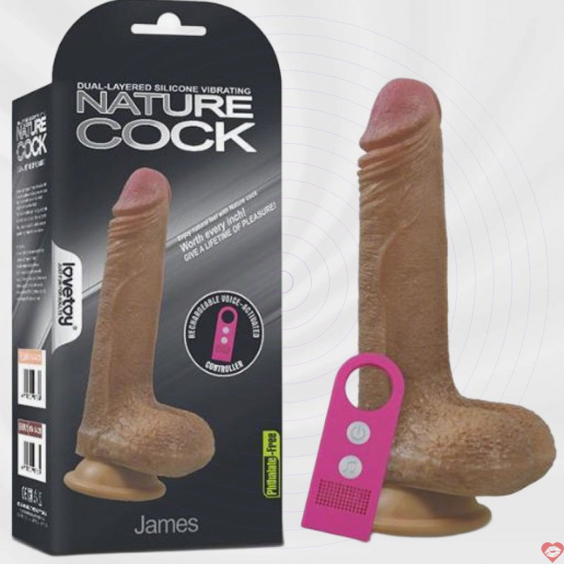 Dương Vật Giả Đế Hít - Rung Cảm Biến Lovetoy James