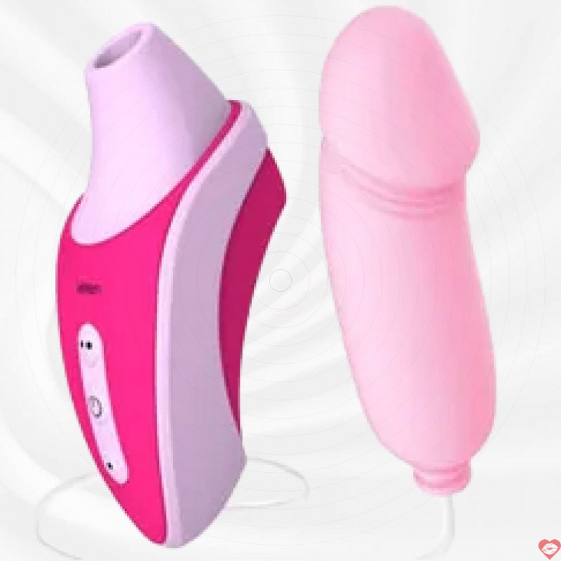 Cực phê với máy bú mút kèm trứng rung Leten