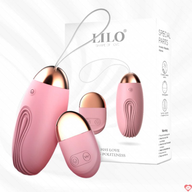 Trứng Rung Tình Yêu Lilo Sạc USB Remote Điều Khiển Từ Xa