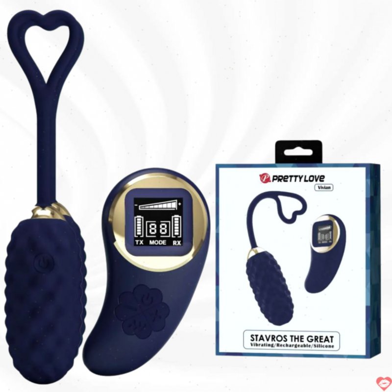Trứng Rung Pretty Love Vivian Điều Khiển Từ Xa 10 Chế Độ Rung