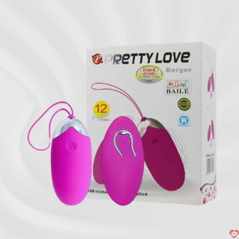 Trứng Rung Điều Khiển Từ Xa Pretty Love BERGER JENNY 12 Chế Độ