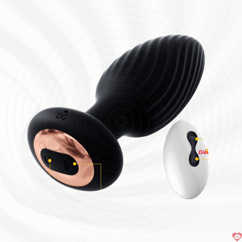 Dụng Cụ Massage Kích Thích Hậu Môn Cao Cấp MizzZee: Rung - Lắc - ĐKTX