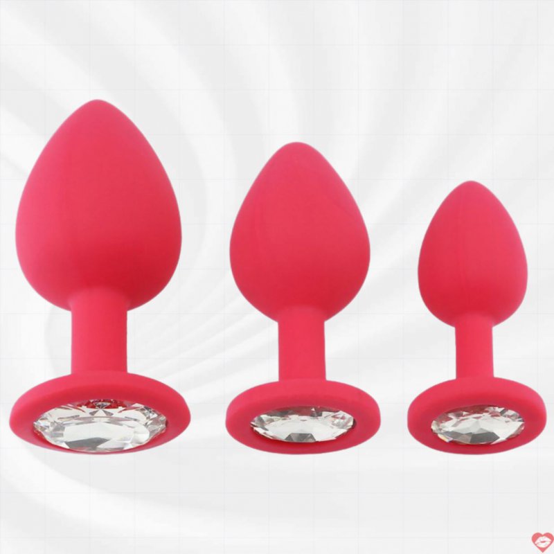 Phích Cắm Silicon Đính Đá Hậu Môn Cao Cấp Khám Phá Mới
 