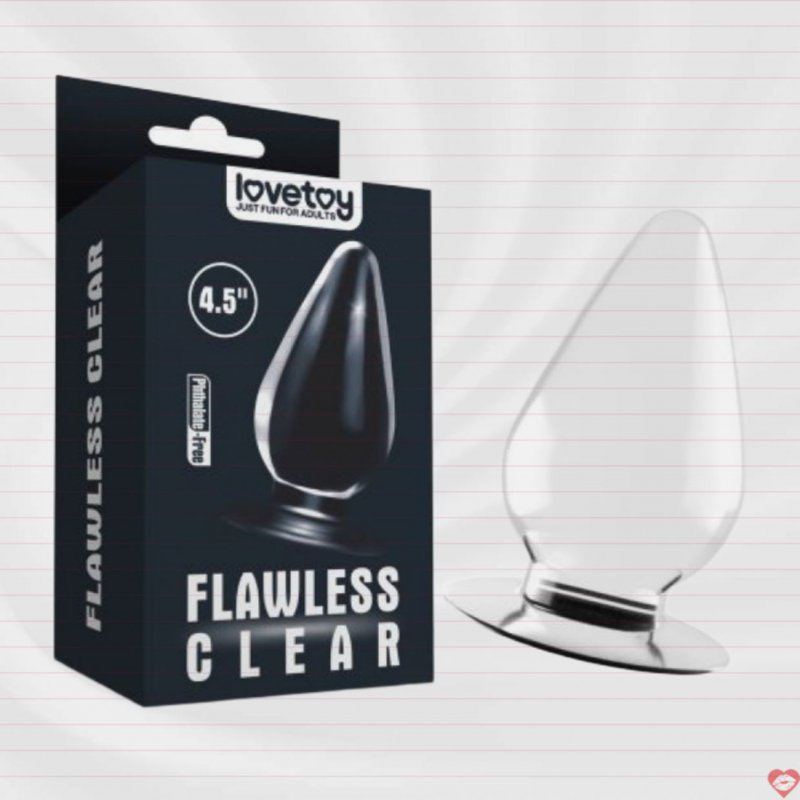 Phích Cắm Hậu Môn Lovetoy 6cm Trong Suốt