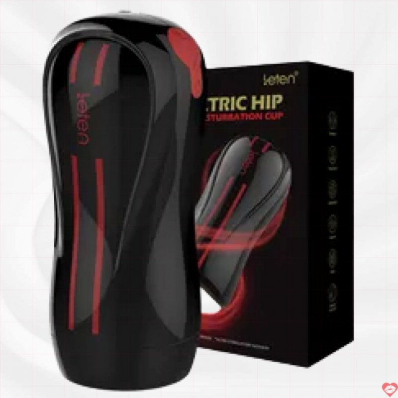 Âm đạo giả leten Electric Hip động cơ mạnh mẽ vuốt ve dương vật