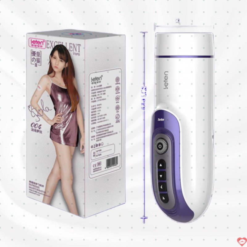 Máy Âm đạo giả tự động Leten có âm thanh và sưởi ấm AD33N