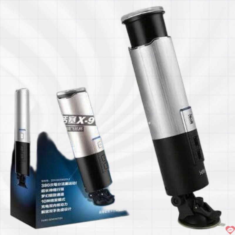 Âm Đạo Giả Gắn Tường Tự động X9 3G Sạc Điện Leten Retractable Cup