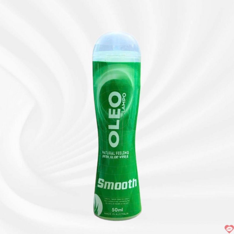 Gel Bôi Trơn Nha Đam Oleo Lampo Smooth Mát Lạnh Giảm Đau Rát 