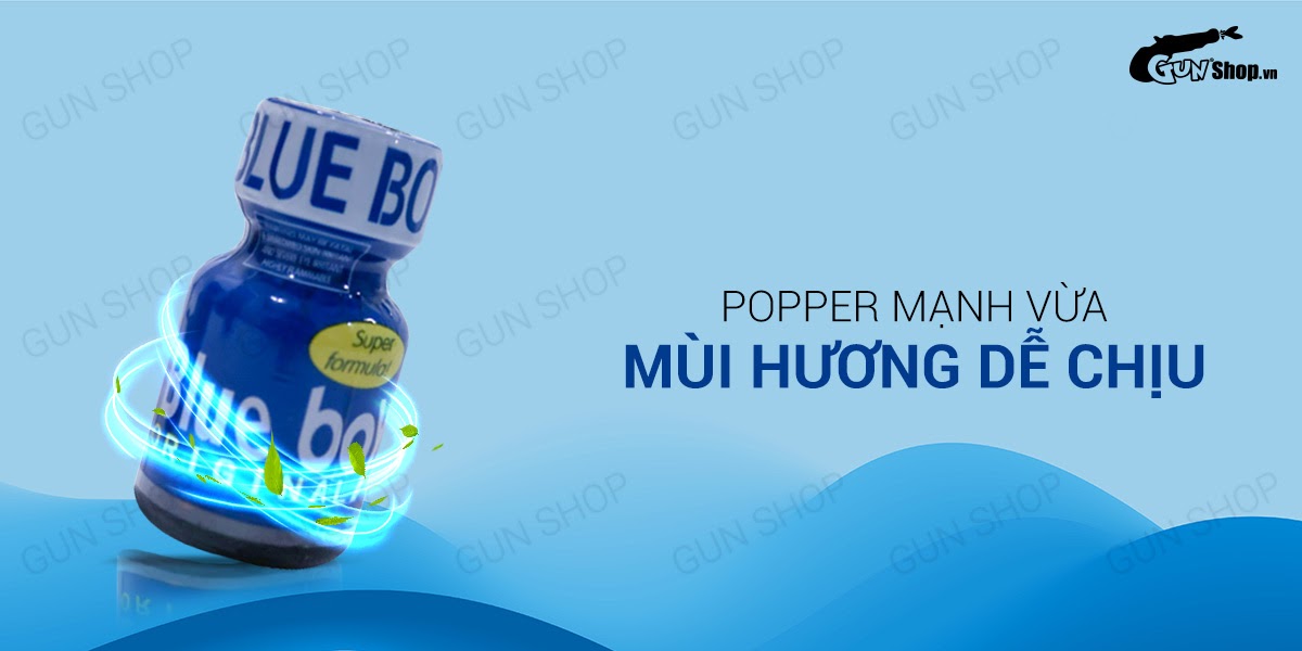  Bán Chai hít tăng khoái cảm Popper Blue Boy - Chai 10ml hàng xách tay