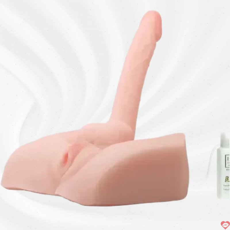 Âm đạo giả và dương vật giả kết hợp làm tình DV36A BAILE có rung xoay âm thanh sex talk