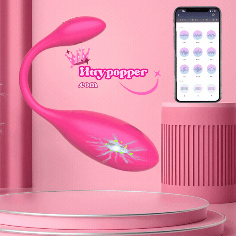 Trứng Rung Levett Sốc Điện Điều Khiển App Từ Xa Siêu Phê 