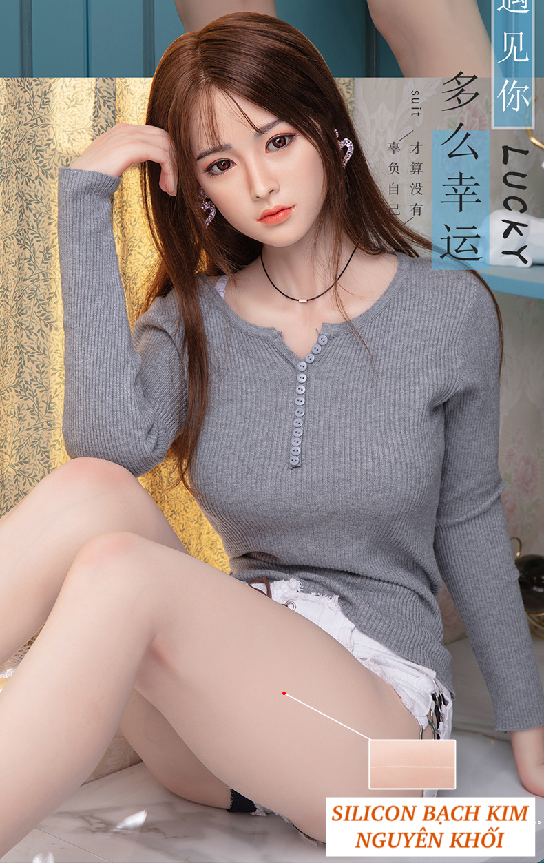 Nhập sỉ Búp bê tình dục silicone cao cấp cô nàng Fei Fei cao cấp