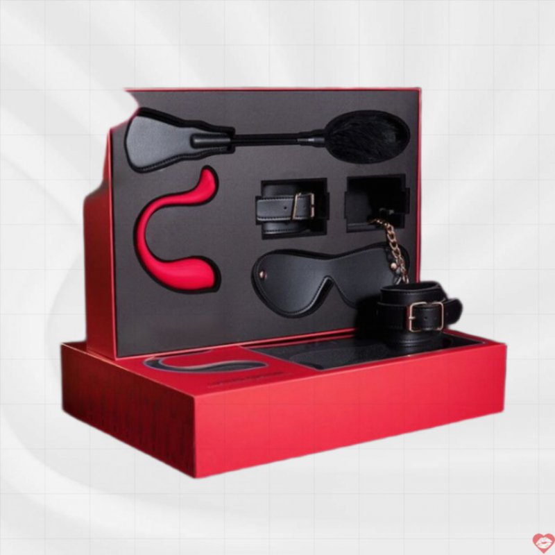 Hộp Quả Tặng Cao Cấp Gồm Set BDSM - Trứng Rung Svakom Phoenix Neo Điều Khiển Qua Điện Thoại -