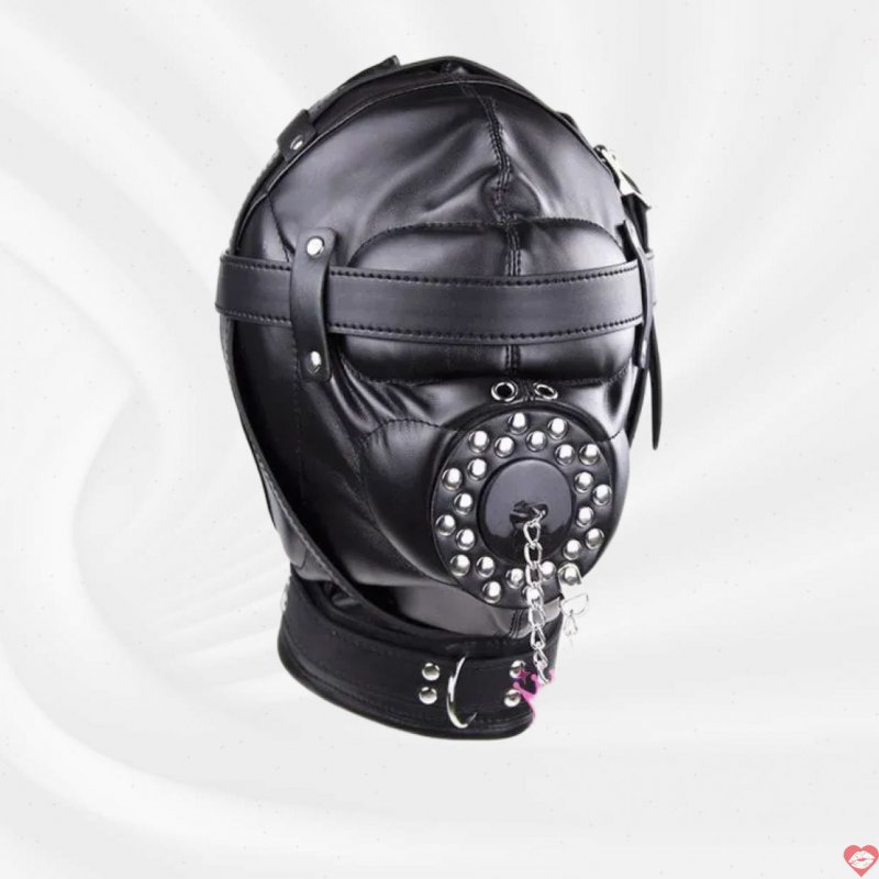 Hood da BDSM mở miệng chất lượng cao kích thích cảm giác 