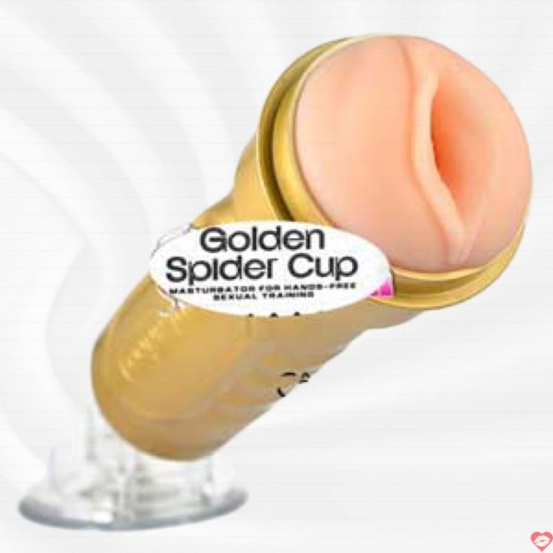 DC45G Âm đạo giả SpiderMan mạ kim có rung - Siêu mềm mại 