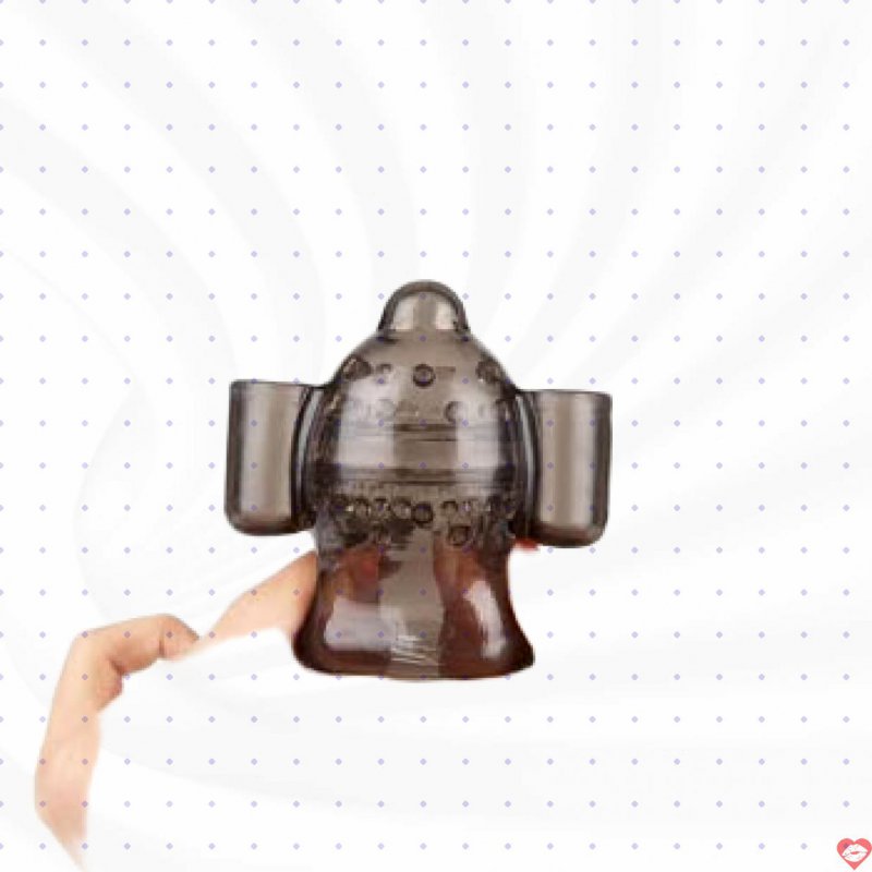 DC33E Bao cao su đôn dên chụp đầu dương vật rung cho nam