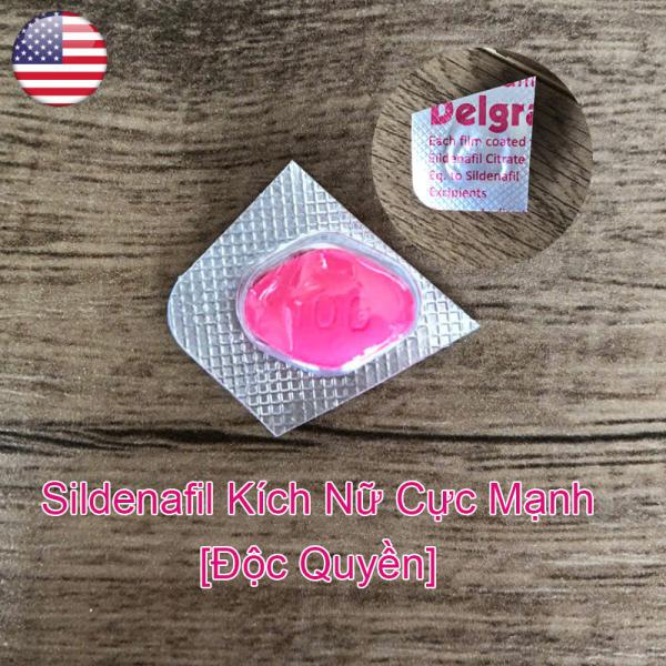 Thuốc kích dục nữ Sildenafil 100mg chính hãng xách tay Mỹ hiếm 