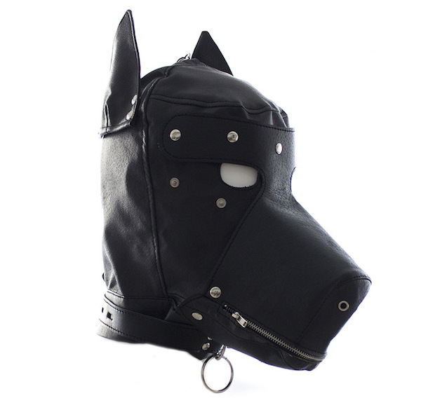 Mặt Nạ Bạo Dâm Đầu Chó Sói Khóa Miệng Cao Cấp Mới