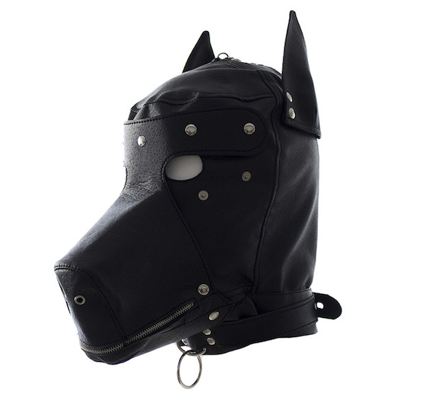 Mặt Nạ Bạo Dâm Đầu Chó Sói Khóa Miệng Cao Cấp Mới