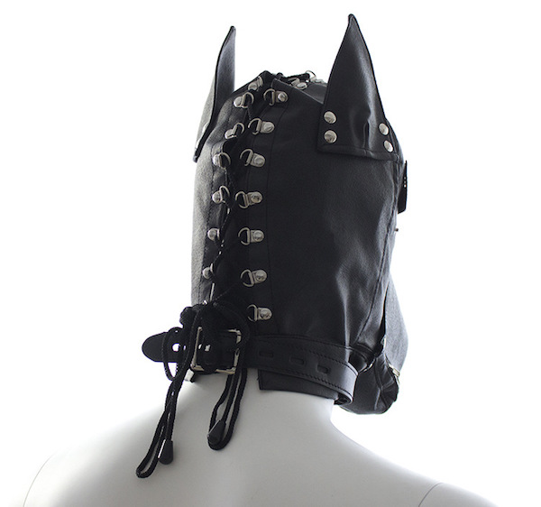 Mặt Nạ Bạo Dâm Đầu Chó Sói Khóa Miệng Cao Cấp Mới