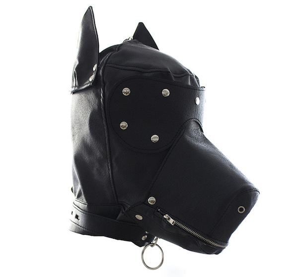 Mặt Nạ Bạo Dâm Đầu Chó Sói Khóa Miệng Cao Cấp Mới