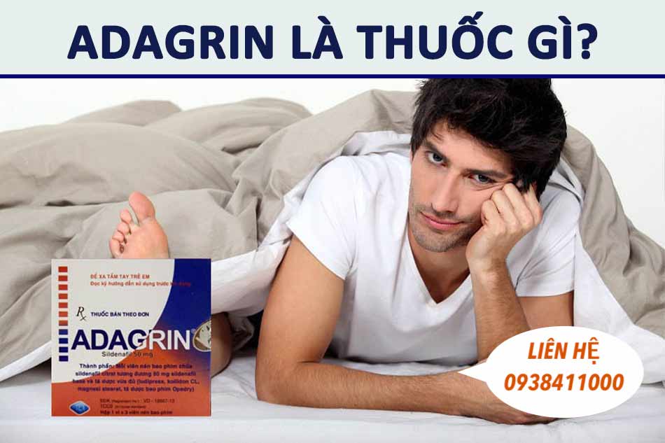 Adagrin 50mg viên uống kéo dài thời gian cương dương chống xuất tinh sớm