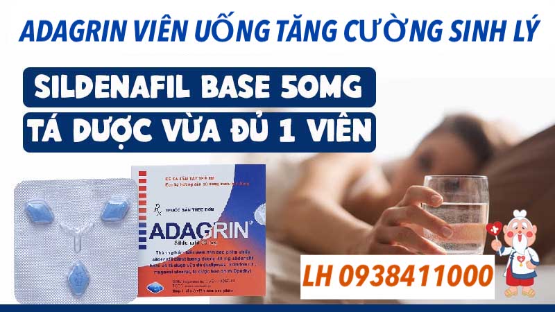 Adagrin 50mg viên uống kéo dài thời gian cương dương chống xuất tinh sớm Adagrin 50mg viên uống kéo dài thời gian cương dương chống xuất tinh sớm