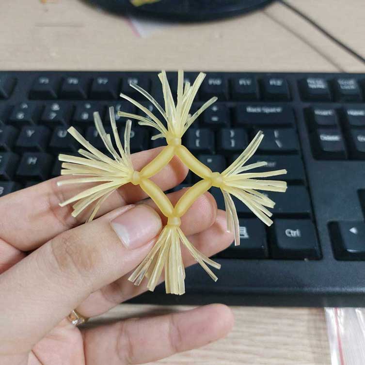 Vòng silicon râu rồng kích thích dương vật - Đeo là cuồng