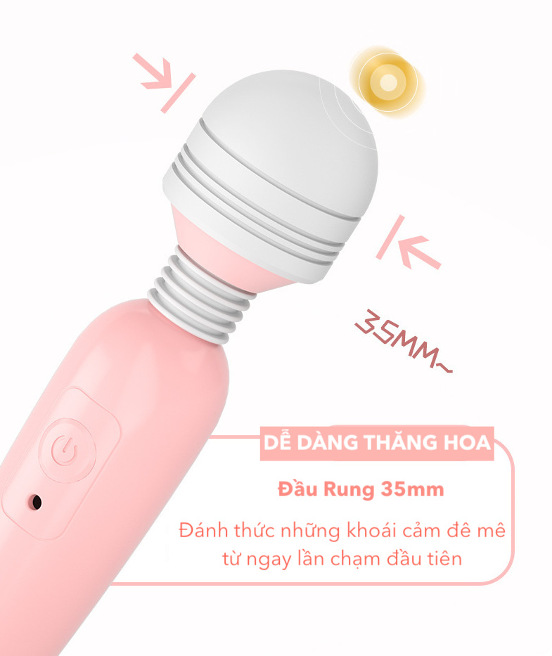 Chày rung Lilo không dây sạc USB máy massage điểm G giá tốt Chày rung Lilo không dây sạc USB máy massage điểm G giá tốt