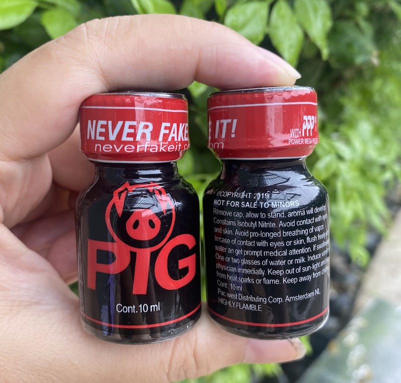 Chai hít kích dục Pig 10ml USA PWD chính hãng, hiệu quả nhanh
