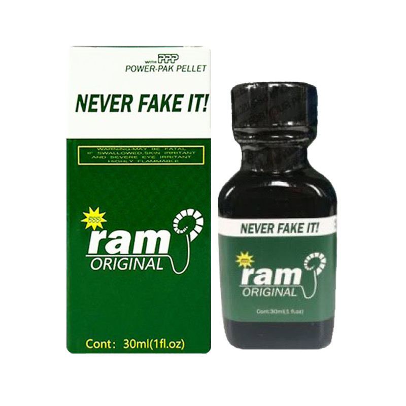 Chai hít kích dục Ram Original 30ml chính hãng Never Fake It PPP