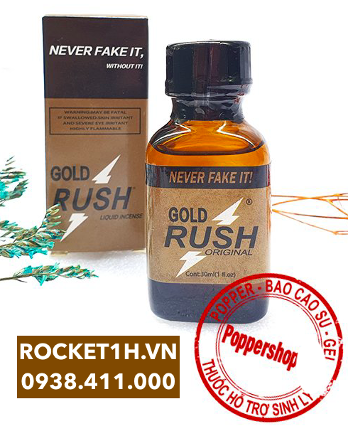 Chai hít Gold Rush 30ml kích thích mạnh mẽ kích dục hưng phấn Chai hít Gold Rush 30ml kích thích mạnh mẽ kích dục hưng phấn