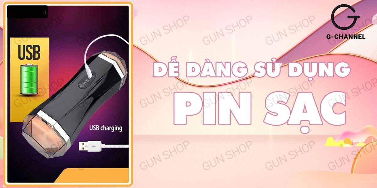Âm đạo giả 2 đầu sạc điện đa năng siêu thực cảm giác thật Âm đạo giả 2 đầu sạc điện đa năng siêu thực cảm giác thật