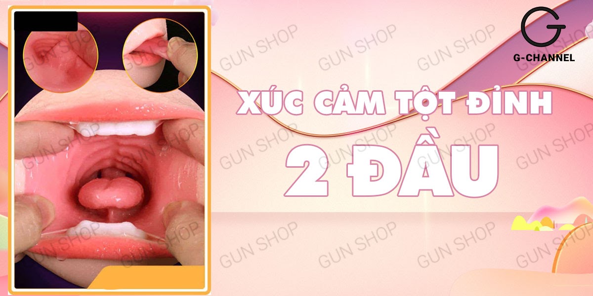 Âm đạo giả 2 đầu sạc điện đa năng siêu thực cảm giác thật