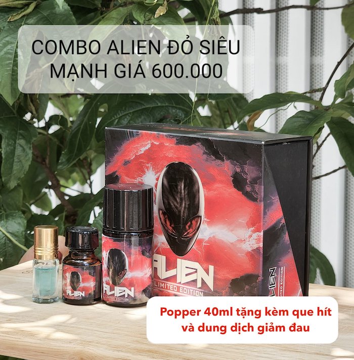Alien đỏ Limited 40ml chai hít kích dục chính hãng giá tốt Alien đỏ Limited 40ml chai hít kích dục chính hãng giá tốt