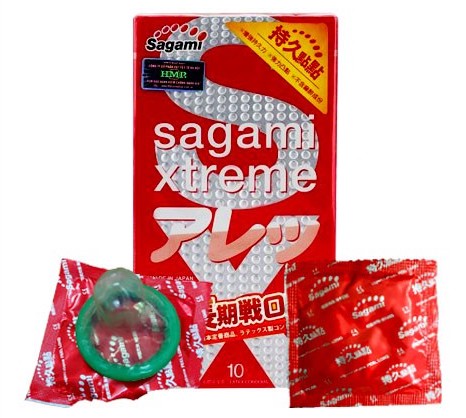 Bao Cao Su Sagami Xtreme Gân Gai Siêu Mỏng - Hộp 10 Cái Bao Cao Su Sagami Xtreme Gân Gai Siêu Mỏng - Hộp 10 Cái