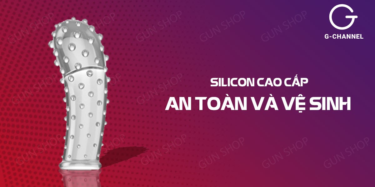 Bao cao su ngón tay gai nổi kích thích G-spot hộp 1 cái chính hãng