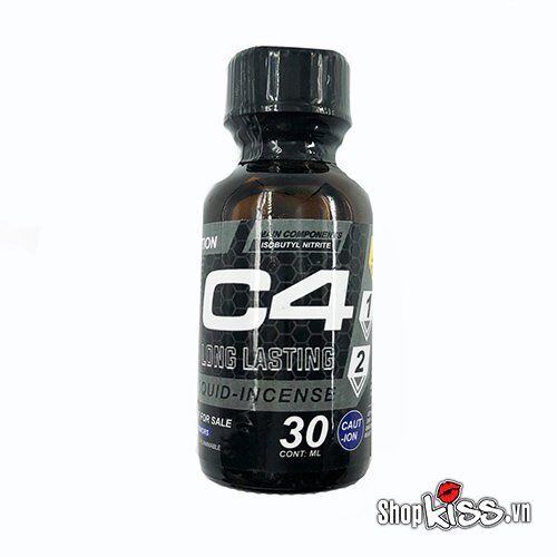 Chai hít C4 Long Lasting 30ml cao cấp kích thích mạnh mẽ