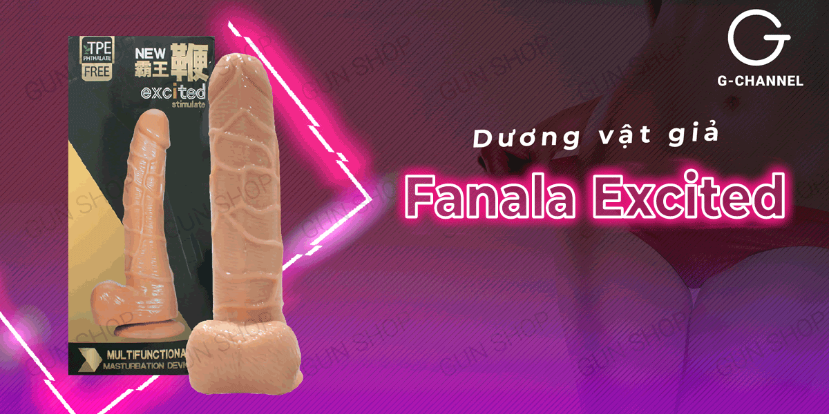 Máy rung dán tường Fanala Excited, ngoáy mạnh, đế hít chắc